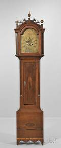The Captain Elias Pratt II Eightday Cherry Tall Clock