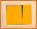 Larry Zox American 19362006 Geometric Abstraction in Orange