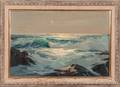 Philip Shumaker American 19211967 Seascape with Crashing Waves