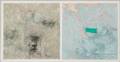 Carl Palazzolo American b 1945 Abstract Diptych