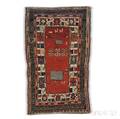 Kazak Chessboard Rug