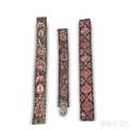 Three Needlepoint Belts