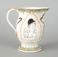 Prattware pitcher ca 1800