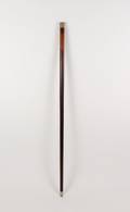 Wooden Cane or Walking Stick w Rolled Gold Top