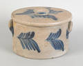 Pennsylvania stoneware butter crock 19th c