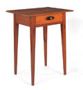 Pennsylvania Hepplewhite tiger maple side table ca 1810