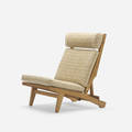 Hans J Wegner   lounge chair model GE375