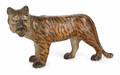 American folk art wooden carving of a tiger late 19thearly 20th c