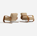 Alvar Aalto   Tank lounge chairs model 37400 pair
