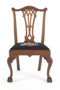 Pennsylvania Chippendale walnut dining chair ca 1770