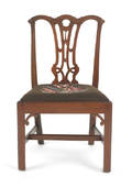 Pennsylvania Chippendale mahogany dining chair ca 1775