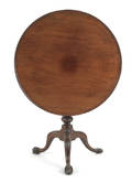 Pennsylvania Chippendale mahogany tea table ca 1765