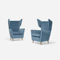 Gio Ponti   lounge chairs pair
