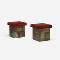Paul Evans   stools model PE 35 pair