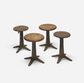 Singer   sewing stools set of four