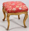 CARVED GILT WOOD BENCH