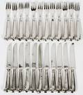 JAPANESE STERLING FISH SET 23 PIECES