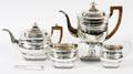 ENGLISH ASSEMBLED STERLING TEA SET 18021807