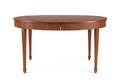 Federal style mahogany dining table