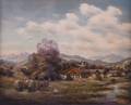 H Mayer Oil on Board Landscape