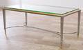Maison Jansen Style Coffee Table Glass Top