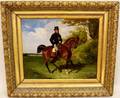 Paul Le More Equestrian Oil Painting