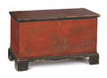 Soap Hollow miniature painted blanket chest dated