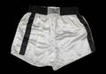 MUHAMMAD ALI 1970s TRAINING WORN AND SIGNED BOXING TRUNKS