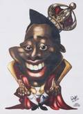 PEL THE KING CARICATURE