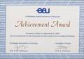 PEL 2003 UROLOGY ACHIEVEMENT AWARD