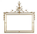 Federal style overmantle mirror