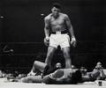 MUHAMMAD ALI CASSIUS CLAY SIGNED PHOTO OVER SONNY LISTON
