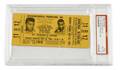 MUHAMMAD ALI VS SONNY LISTON 1965 HEAVYWEIGHT CHAMPIONSHIP TICKET PSA 8