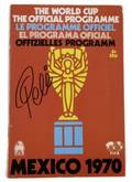 PEL SIGNED 1970 WORLD CUP PROGRAM