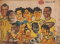 PEL 1970 BRAHMA CHOPP BRAZILIAN NATIONAL FOOTBALL TEAM POSTER