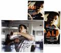 WILL SMITH SIGNED IMAGE FROM MUHAMMAD ALI WITH ALI SIGNED PREMIERE TICKETS