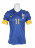 NEYMAR 2012 BRAZIL NATIONAL FOOTBALL TEAM MATCH WORN JERSEY