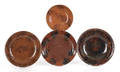 Four pieces of Pennsylvania redware 19th c