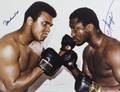 MUHAMMAD ALI AND JOE FRAZIER SIGNED PHOTOGRAPH