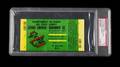 MUHAMMAD ALI VS GEORGE FOREMAN ORIGINAL 1974 RUMBLE IN THE JUNGLE FIGHT TICKET PSA 5