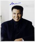MUHAMMAD ALI SIGNED COLOR PHOTOGRAPH