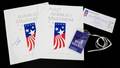 MUHAMMAD ALI SIGNED AMERICAS MILLENNIUM 2000 GALA GROUP OF FOUR ITEMS