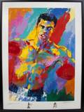 MUHAMMAD ALI AND LeROY NEIMAN SIGNED ARTISTS PROOF LITHOGRAPH WITH REMARQUES
