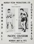 TOMMY PAONESSA MUHAMMAD ALI VS GEORGE CHUVALO II 1972 OFFICIAL ONSITE FIGHT PROGRAM
