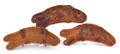 Three Pennsylvania redware fish molds attributed to Willoughby Smith 19th c