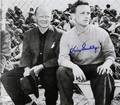 VIN SCULLY SIGNED PHOTOGRAPH WITH RED BARBER