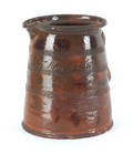 Pennsylvania redware pitcher
