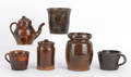 Collection of Pennsylvania redware 19th c