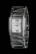 A Stainless Steel and Diamond Ref 491010A Twenty4 Wristwatch Patek Philippe