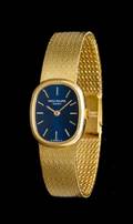 An 18 Karat Yellow Gold Ellipse Wristwatch Patek Philippe